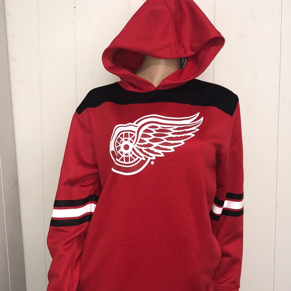 Youth boys large NHL hoodie Detroit redwings
